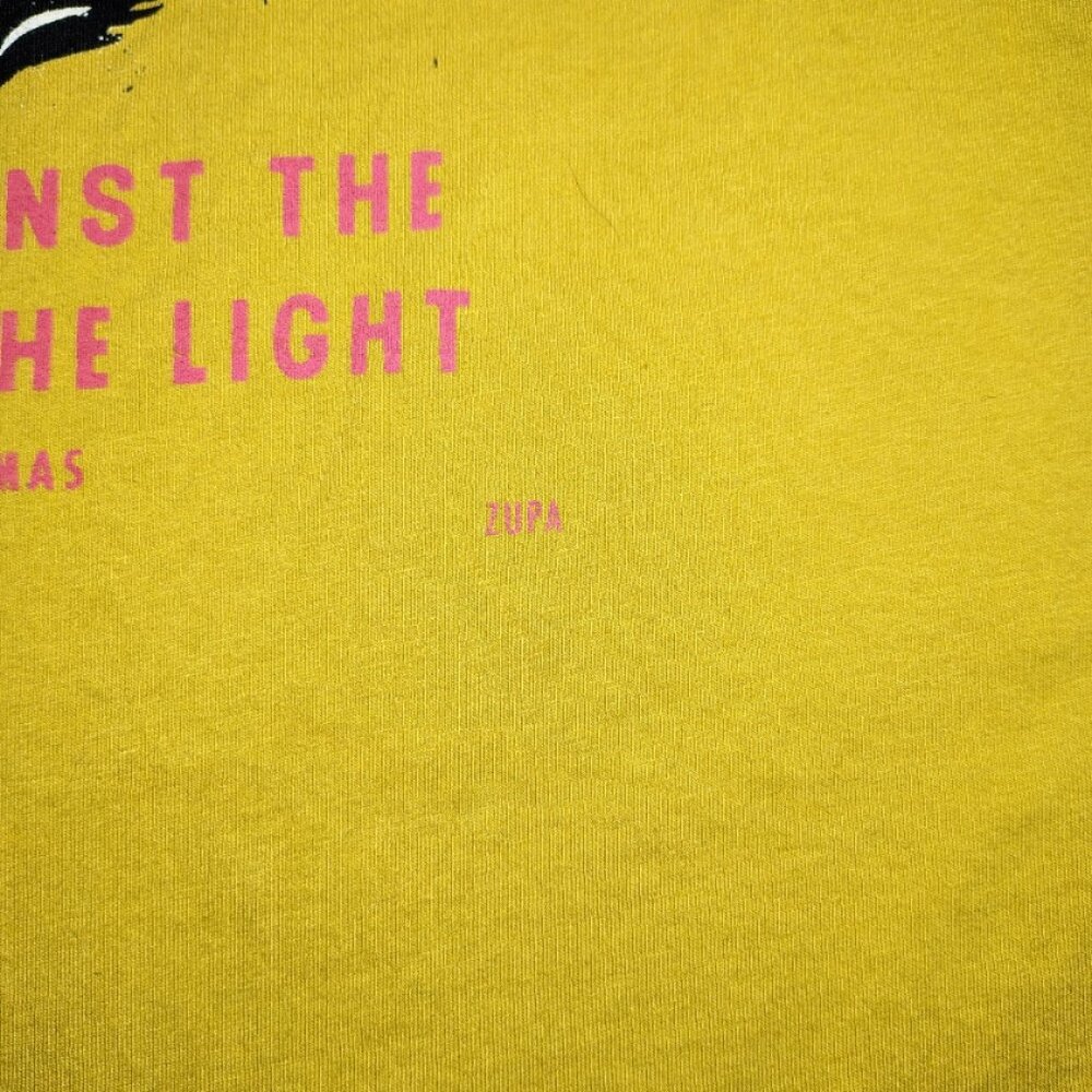 Ravi Zupa Dylan Thomas T-Shirt Size Large Traditional Cat Quote Logo - Picture 8 of 13